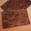 Thớt Gỗ Mahogany Cao Cấp, Thớt Gỗ Loại 1 Chuyên Dùng Cắt Thái Băm Bặt KT 35 x 25 x 2,5cm - WOODY